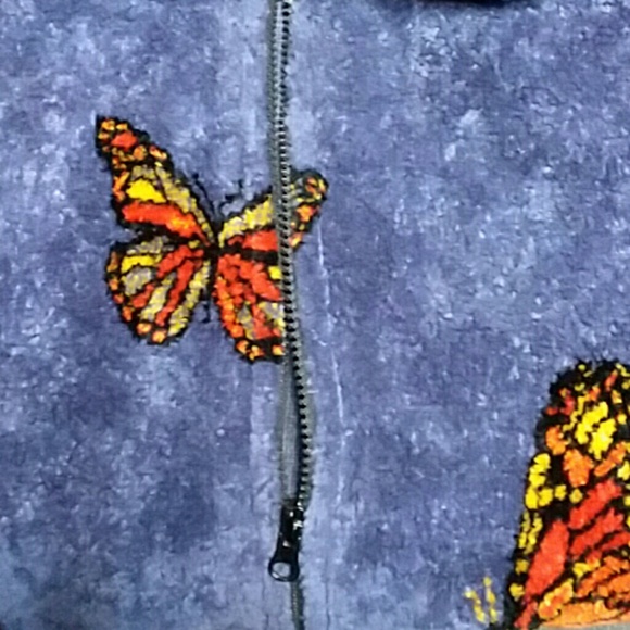 Chenille butterfly vest size L - Picture 3 of 5